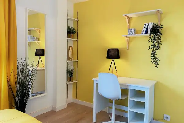 Aménagement et décoration appartement colocation étudiants