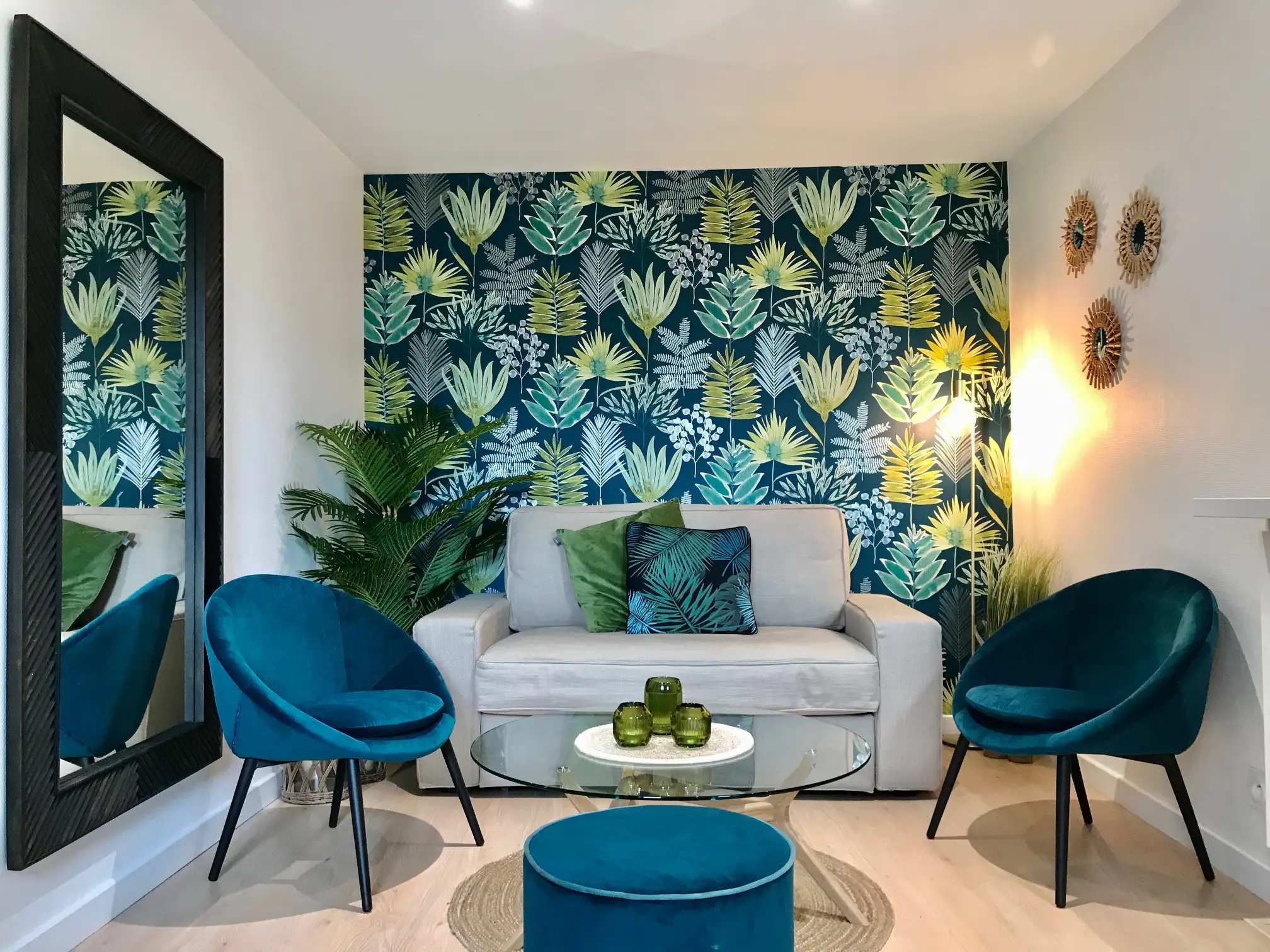 Aménagement et décoration style Jungle type Airbnb