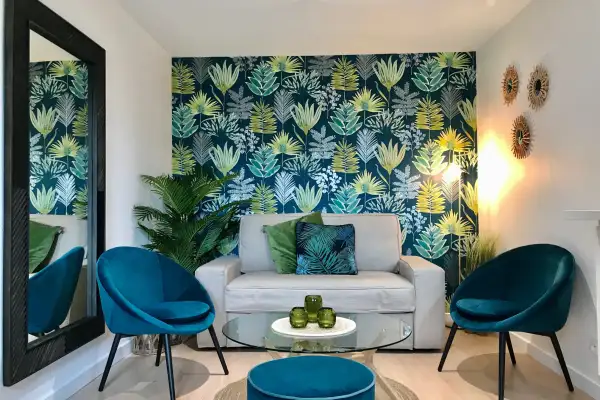 Aménagement et décoration style Jungle type Airbnb