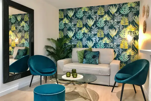 Aménagement et décoration style Jungle type Airbnb