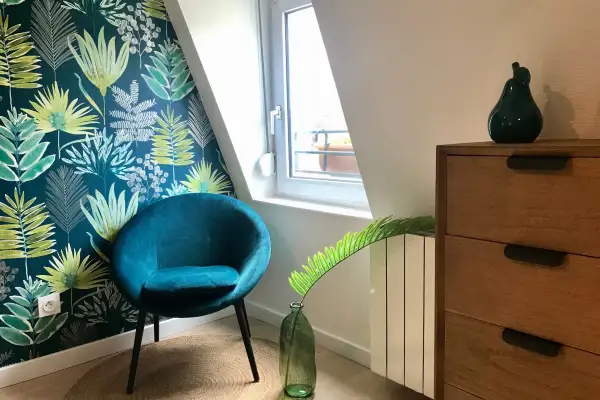 Aménagement et décoration style Jungle type Airbnb