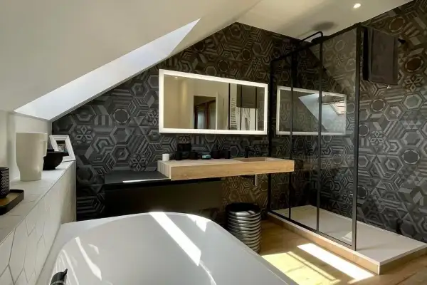 Création salle de bain contemporaine