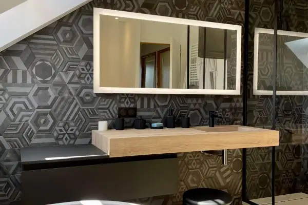 Création salle de bain contemporaine