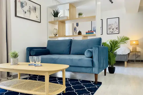 Rénovation d’un studio au charme méditerranéen